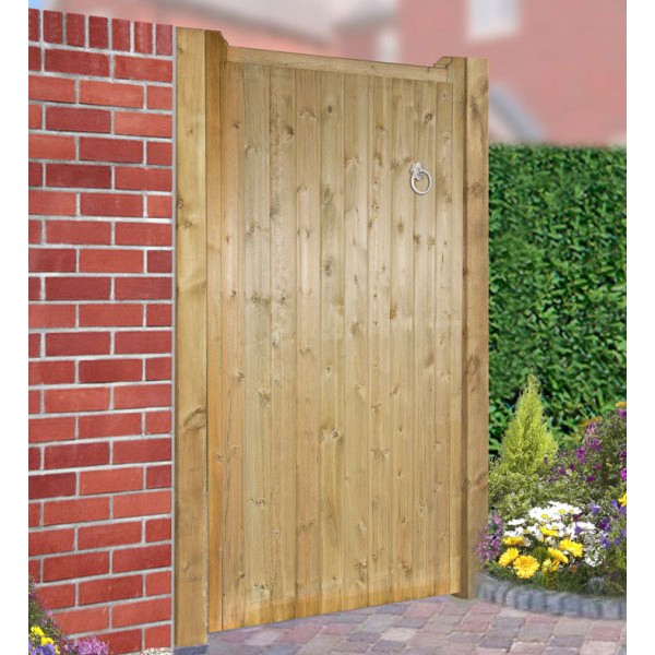 Custom garden gate fitted in Altrincham property